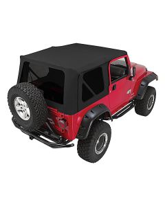 Crown Automotive  Replacement Soft Top with Tinted Windows for 97-06 Jeep Wrangler TJ 