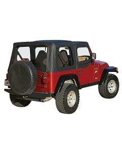 SOFT TOP BLK DIA W/SKINS 97-06 TJ