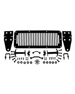 Crown Automotive  Hood Set  for 78-95 Jeep CJ-5, CJ-7, CJ-8 & Wrangler YJ
