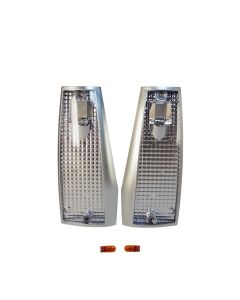 Crown Automotive RT28027 Clear Front Side Marker Housings for 84-96 Jeep Cherokee XJ and 86-92 Comanche MJ