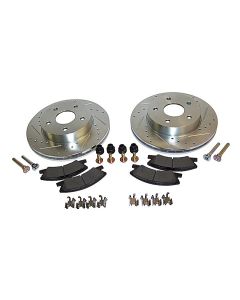 Crown Automotive RT31036 Performance Front Brake Kit  for 99-04 Jeep Grand Cherokee WJ with Akebono Calipers