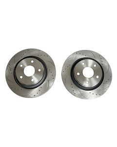 Crown Automotive RT31044 Performance Front Brake Rotor Set  for 08-18 Jeep Wrangler JK with Heavy Duty Brakes