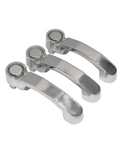 Crown Automotive RT34004 Stainless Steel Door Handle Set for 07-18 Jeep Wrangler JK 2 Door