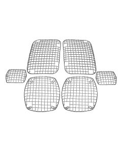 Crown Automotive  Mesh Light Guard Set for 87-95 Jeep Wrangler YJ