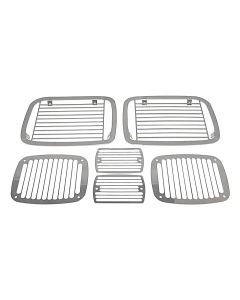 Crown Automotive  Billet Light Guard Set for 87-95 Jeep Wrangler YJ