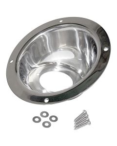 Crown Automotive RT34056 Stainless Steel Fuel Filler Bezel for 97-06 Jeep Wrangler TJ and Unlimited