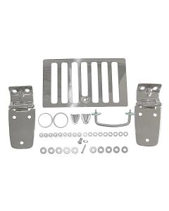 Crown Automotive RT34059 Stainless Steel Hood Set for 98-06 Jeep Wrangler TJ