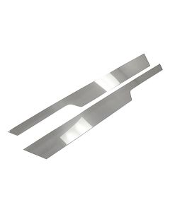 Crown Automotive RT34062 Rocker Panel Overlay Set in Stainless Steel  for 97-06 Jeep Wrangler TJ