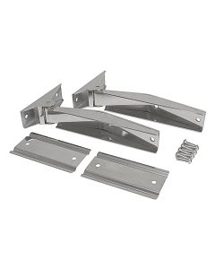 Crown Automotive RT34065 Stainless Steel Tailgate Hinge Set for 97-03 Jeep Wrangler TJ
