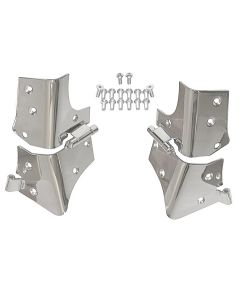 SS WINDSHIELD HINGE KIT  TJ