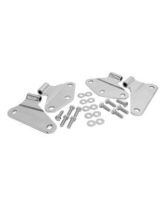 Crown Automotive RT34070 Stainless Steel Door Hinge Bracket Set for 07-18 Jeep Wrangler JK 2 Door