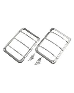 Crown Automotive RT34081 Stainless Steel Tail Light Guard Set for 07-18 Jeep Wrangler JK 