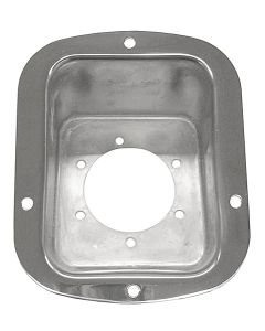Crown Automotive RT34089 Gas Filler Bezel in Stainless Steel  for 77-95 Jeep CJ and Wrangler YJ