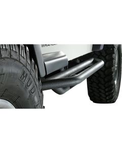 Rugged Ridge 11504.13 RRC Side Armor Guards in Textured Black for 87-06 Jeep Wrangler YJ & TJ