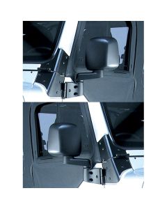 OMIX-ADA 11002.09 Side Mirror Pair in Black for 03-06 Jeep Wrangler TJ & Unlimited
