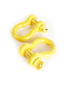 Rugged Ridge 11235.14 7/8" D-Rings with 1" Diameter Pins in Yellow 