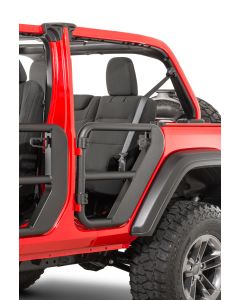Rugged Ridge 11509.14 Fortis Rear Tube Doors for 18-19 Jeep Wrangler Unlimited JL 4 Door and 2020 Gladiator JT