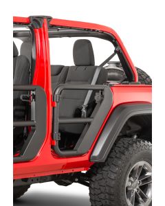 Rugged Ridge 11509.14 Fortis Rear Tube Doors for 18-19 Jeep Wrangler Unlimited JL 4 Door and 2020 Gladiator JT