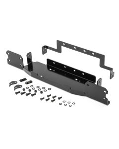 Rugged Ridge 11543.16 Winch Mount Plate for 18-21 Jeep Wrangler JL & Gladiator JT with Factory Steel or Spartacus Front Bumpers