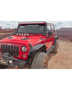 Rugged Ridge 11615.46 Front Steel Tube Fender Flares for 07-18 Jeep Wrangler JK