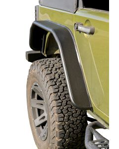 Rugged Ridge 11615.47 Rear Steel Tube Fender Flares for 07-18 Jeep Wrangler JK