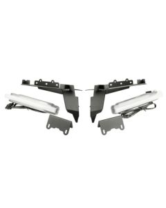 Rugged Ridge 11640.95 Front DRL Chop Brackets Set  for 18-22 Jeep Wrangler JL & Gladiator JT Sport & Overland
