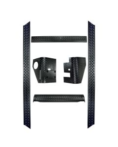 Rugged Ridge 11650.51 Body Armor Kit for 97-06 Jeep Wrangler TJ