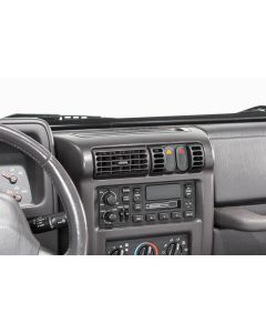 Rugged Ridge 17235.80 AC Vent Switch Pod with Switches for 97-06 Jeep Wrangler TJ, TJ Unlimited & Cherokee XJ