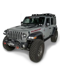 Rugged Ridge 11549.05 Arcus Front Stubby Bumper with Overrider for 18-20 Jeep Wrangler JL & Gladiator JT