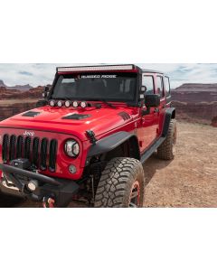 Rugged Ridge 11615.48 Front & Rear Steel Tube Fender Flares for 07-18 Jeep Wrangler JK