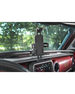 Rugged Ridge  Universal Mobile Device Mounts for 18-21 Jeep Wrangler JL & 20-21 Gladiator JT with Rugged Ridge Gear-Vise Dash Bar