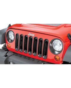 Rugged Ridge 12419.25 Headlight Trim in Black for 07-18 Jeep Wrangler JK