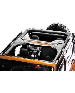 Rugged Ridge 13613.05 Roll Bar Cover in Black Vinyl for 07-18 Jeep Wrangler Unlimited JK 4 Door