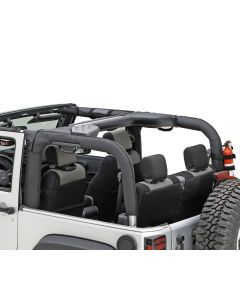 Rugged Ridge 13613.06 Roll Bar Cover in Black Vinyl for 07-18 Jeep Wrangler JK 2-Door