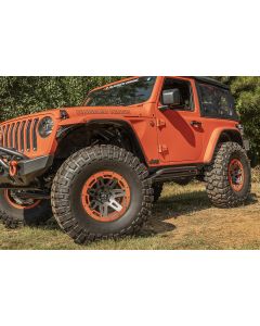 Rugged Ridge 11504.37 RRC Rocker Guard Kit for 18-20 Jeep Wrangler JL 2-Door