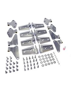 Rugged Ridge 11111.21 Stainless Steel Door Hinge Kit for 07-18 Jeep Wrangler Unlimited JK 4 Door