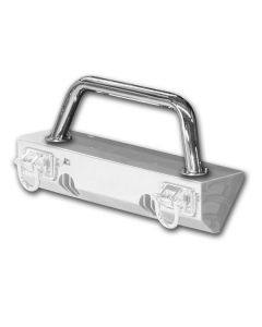 Rugged Ridge 11540.16 Modular XHD Front Bumper Center Hoop in Stainless Steel for 76-18 Jeep CJ-5, CJ-7, CJ-8 Scrambler, Wrangler YJ, TJ, JK & Unlimited