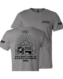 JEEP BURST T SHIRT GRAY S