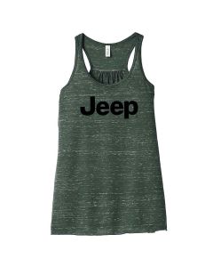 JEEP LADIES RELAX RACEBACK TANK GRN XL