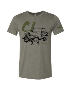 JEEP LDD SERIES CJ TSHIRT MILGREEN 4XL