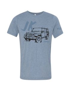 JEEP LDD SERIES JK TSHIRT LK BLUE 2XL