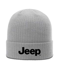 JEEP FLIP KNIT HAT GRAY