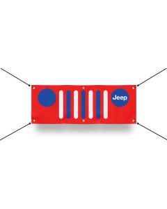 DSC JEEP RWB GRILL BANNER 24IN X 60IN