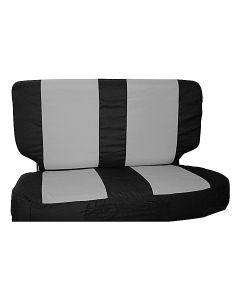 REAR SEAT COVER/BELT BLACK-RED YJ/TJ