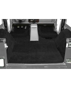 Seatz Manufacturing 79800-05 Indoor/Outdoor Carpet Set in Black for 04-06 Jeep Wrangler TJ Unlimited