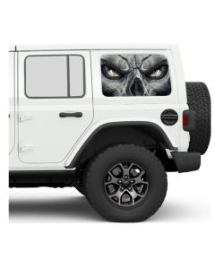 UTS SD WINDOW DCL JKU/JLU SKULL FACE