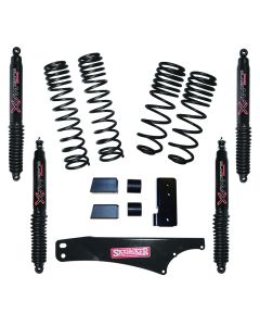 Skyjacker  2-2.5 Dual Rate Long Travel Coil Suspension System with Shocks for 07-18 Jeep Wrangler JK Unlimited 4 Door