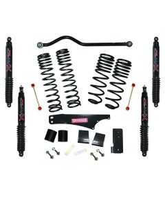 Skyjacker  3.5-4in Dual Rate Long Travel Suspension System with Shocks for 07-18 Wrangler JK 4 Door
