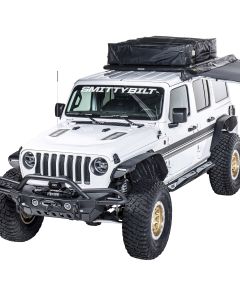 Smittybilt 77837 XRC Flat Fender Flare Kit for 18-25 Jeep Wrangler JL