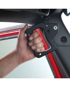 Smittybilt 76931 Front Aluminum Grab Handles for 07-18 Jeep Wrangler JK